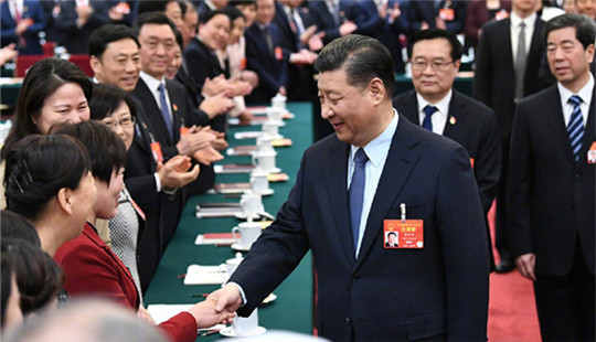 習近平向全國各族各界婦女，致以節日的祝賀和美好的祝福