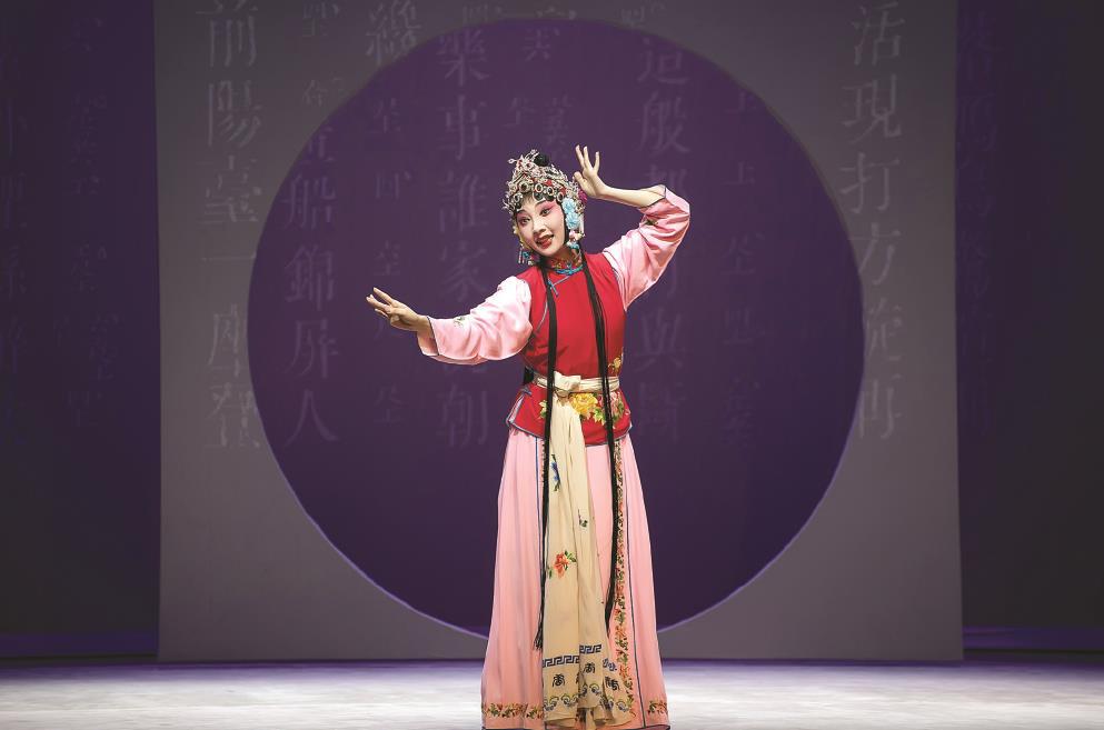 上海昆劇團六旦（花旦）演員周亦敏《敏·行》專場為系列演出打響頭炮。 (演出方供圖)